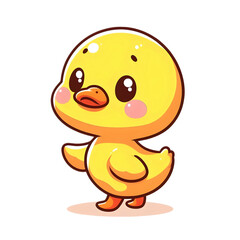 Obraz premium Cute Duck Cartoon