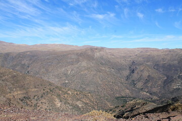 landscape of the mountains