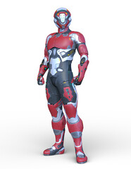 サイバーマン　3DCGレンダリング
