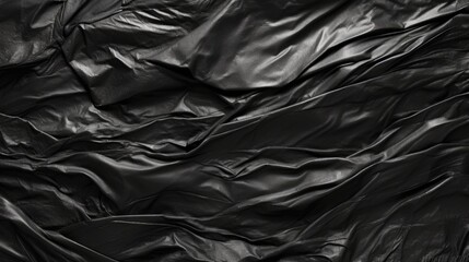 Black foil decorative texture. Black background for artwork