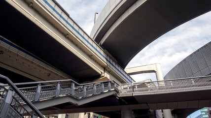 Naklejka premium 高速道路のジャンクション