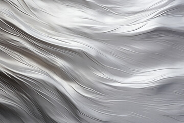 An abstract texture resembling brushed metal, with subtle reflections and highlights adding depth to the minimalist background.