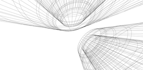 abstract 3d architecture