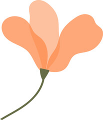 Abstract Flower Plant