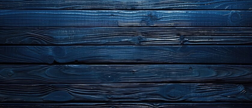 wood texture horizontal dark blue for wallpaper background or cover page