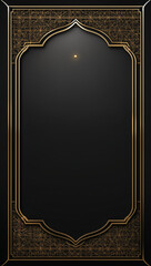 background with gold frame
