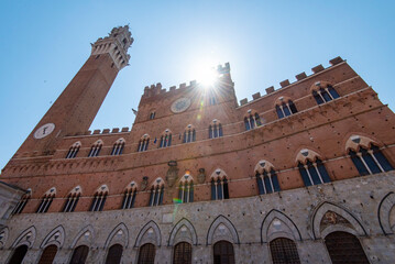 Fototapeta premium Town Hall - Siena - Italy