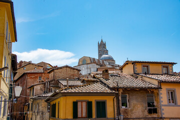 Fototapeta premium Historic Old Town of Siena - Italy