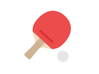 卓球のアイコンのイラスト
