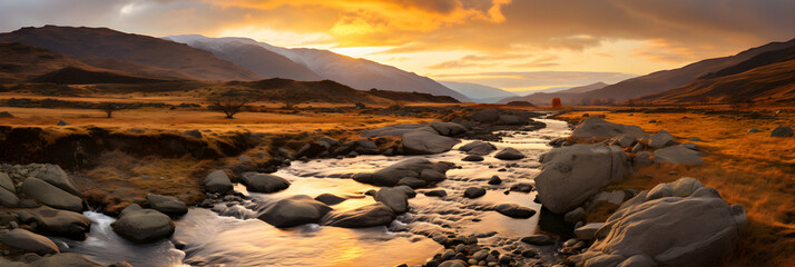 Incredible Landscape Shot at Sunset: Serenity, Freedom, and Textures by FH Photography.