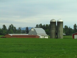 barn and silo