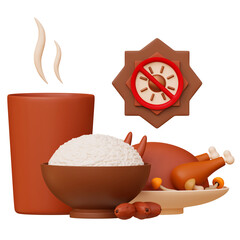 3D ramadan kareem ornaments