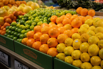 fruits and vegetables at the market