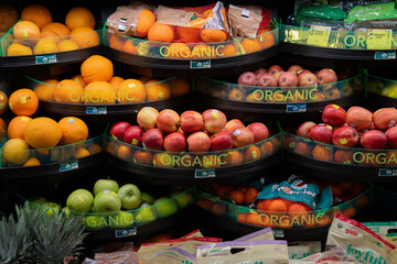 fruit and vegetables at the market
