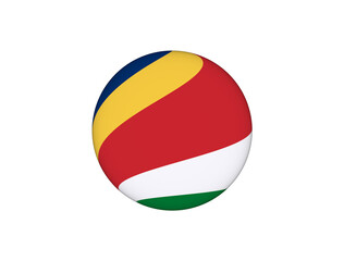 Naklejka premium Seychelles Flag