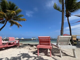 Plage paradisiaque au Belize