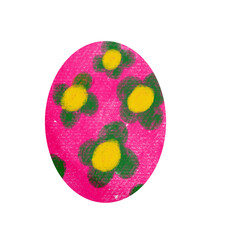 The easter egg drawing png image for holiday concept.