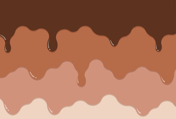 フレーム素材_垂れたチョコレート