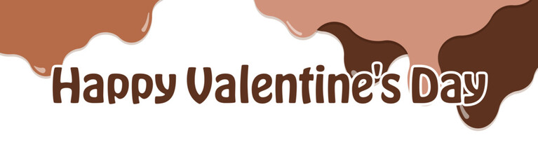 フレーム素材_垂れたチョコレート