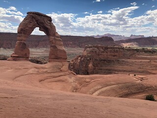 Fototapeta na wymiar Delicate Arch, Arches National Park. Moab Utah