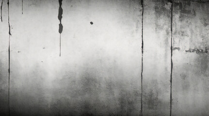 Naklejka premium Vintage grunge monochrome background. Rough painted wall of black and white color. Imperfect plane of grayscale grungy. Uneven old decorative backdrop. Texture of black-white.
