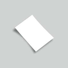 A4 Size Paper 3D Mockup. A4 Style Design Mockup Presentation.