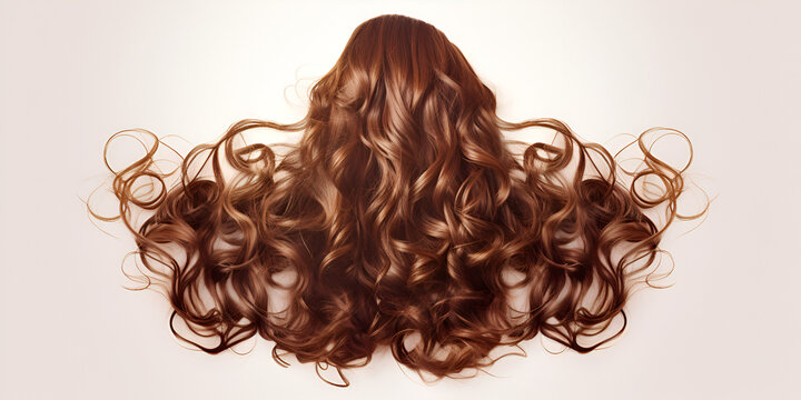 Elegance in Waves: Stylish Brown Curly Wig