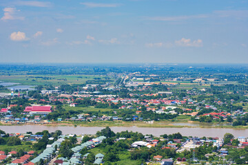 ナコンサワン タワーからの眺め　หอชมเมืองนครสวรรค์　View from Nakhon Sawan Tower