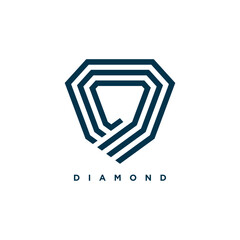 Diamond logo vector design element icon for business with creative style