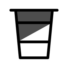 Coffee paper cup icon PNG