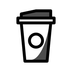 Coffee paper cup icon PNG