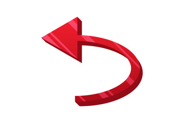 Undo Interface Flat Sticker Design