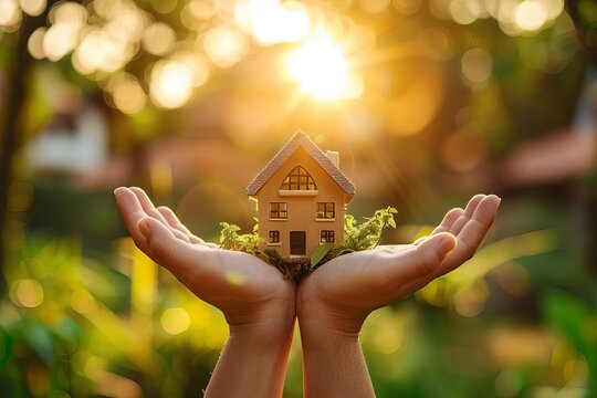 Homeownership dream Real estate investment Secure property transaction House key handover Residential stability