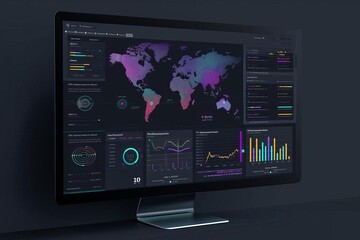 Interactive data visualization platform Customizable analytics dashboard Multi-industry data integration Real-time metrics display User engagement graphics
