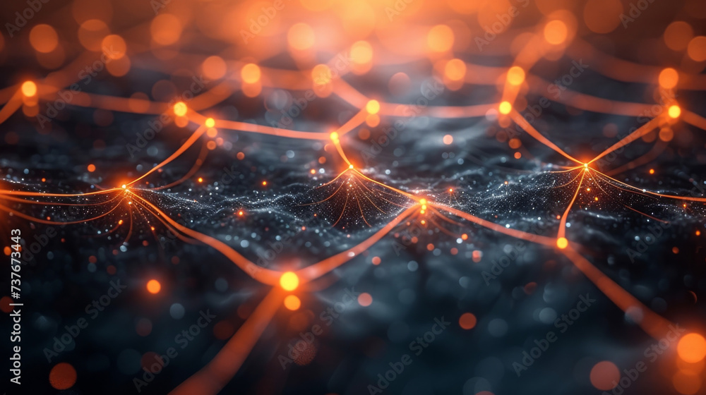 Poster collaborative investment networks a network of interconnected nodes representing partnerships and co