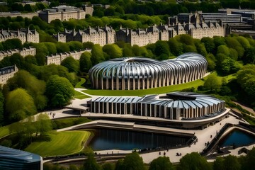 fountain in the garden