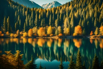 lake in autumn
