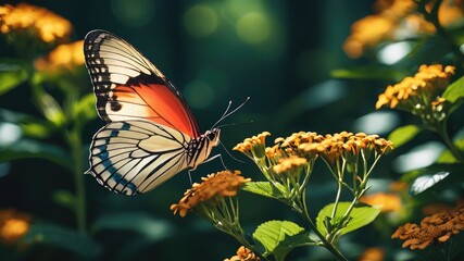 Monarch butterfly on a flower, Butterfly on flower, Butterfly wallpaper, Butterflies are flying on...