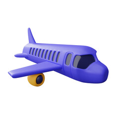 Plane 3d illustration