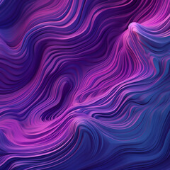 Obraz premium Flowing Waves Soft Silk Texture in Blue and Pink Illustration