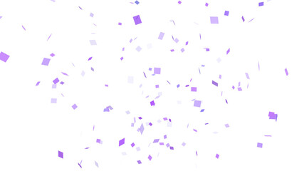 Background material with dancing purple confetti   紫色の紙吹雪が舞う背景素材