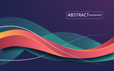 abs2.07abstract dynamic color background, vector illustration