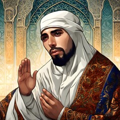 person praying at the mosque