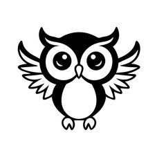 Owl, Owl Svg, Owl Vector, Owl Eyes Svg, Owl Cut File, Owls silhouette, Owl Clipart Print, Owl Cricut, Owl Mandala Svg