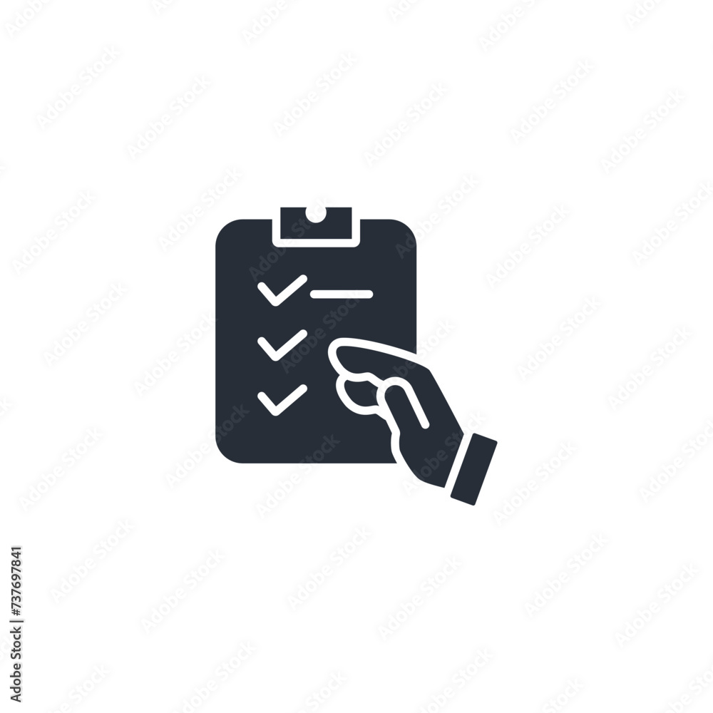 Poster schedule icon. vector.editable stroke.linear style sign for use web design,logo.symbol illustration.