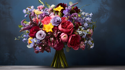 Enchanting Bouquet of Dazzling FH Flowers: A Symphony of Varied Colors