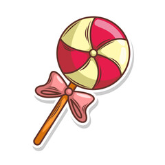 Sweet candy doodle hand draw illustration