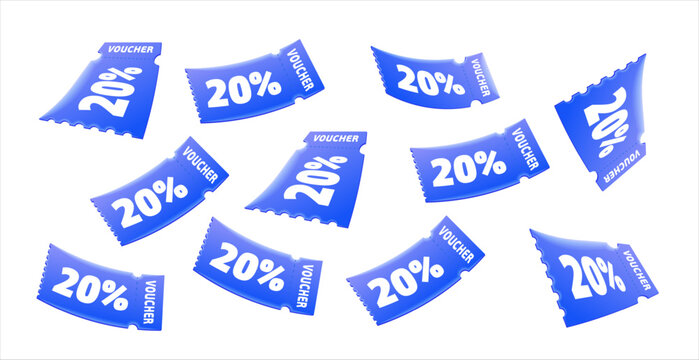 Voucher card cash back template design with coupon code promotion. Premium special price offers sale coupon.