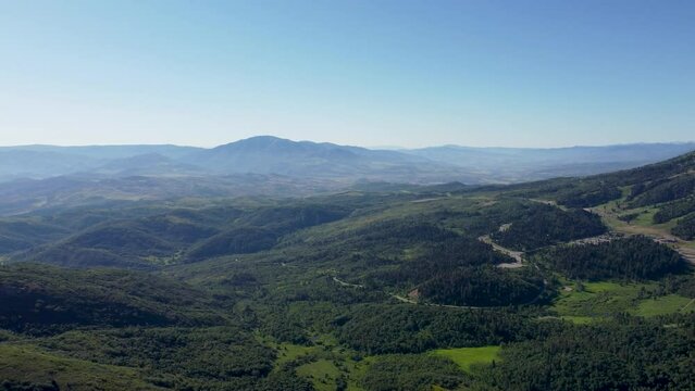 4k Summer Aerial View from  Ogden Canyon Utah 