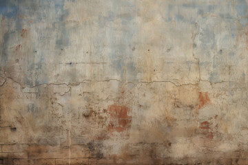 Processed collage of dirty brown concrete wall surface texture. Background for banner, backdrop